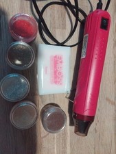 Heat Embossing Bundle with Powders and Heat Gun