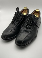 Vintage Tod Mens Black Leather Bowling Shoes/sneakers-Size UK 8.5 EU 42