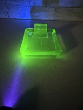 Vintage Art Deco Uranium Glass