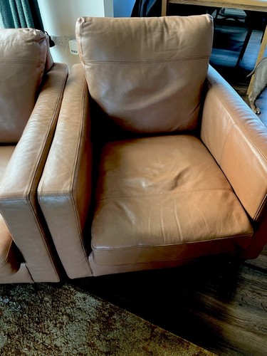John lewis leather - lewis, arm