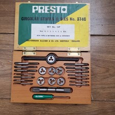 Presto Set No. 374C Circular Stocks & Dies