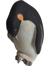 Lefton China Penguin Figurine with Chick Collectable Ornament Figure