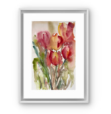 Original Tulip Watercolour