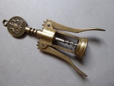 Vintage Brass Lever Corkscrew