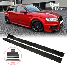 Glossy Side Skirts Spoiler Lip