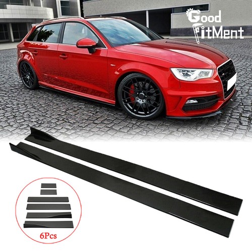 Glossy side skirts spoiler - glossy,