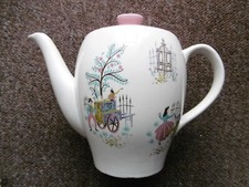 VERY RARE Beswick Dancing Days / Frolic TEA / COFFEE POT 1950s Mid Century VGC