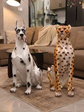 Great Dane Dog Leopard Large