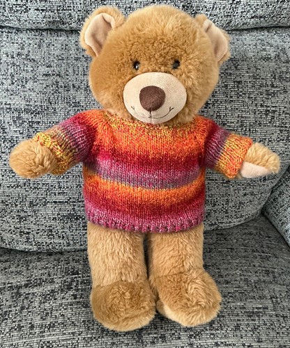 Hand knitted teddy - hand,