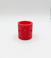 5 X UK Scouting Plastic RED
