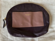 WOMENS OSPREY LEATHER ZIP POUCH PURSE