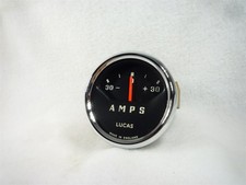 Sunbeam Alpine Lucas Ammeter Humber Sceptre Hawk Amps Gauge Series 4 5 IV V 30A