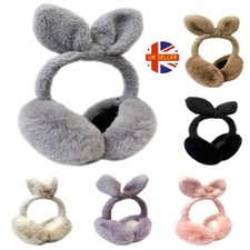 Winter Womens Kids Soft Earmuffs Ladies Girls Plush Earflap Warmer Ear Muffs UK