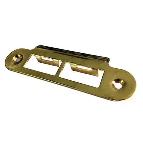 Door strike plate polished - door,