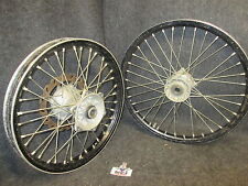 Kawasaki KXF250 2006-2018 Used genuine oem 19" + 21" Black wheel set kx2769