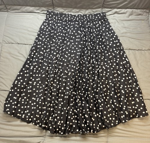 Polka dot maxi skirt - polka,