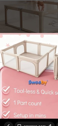 Sweeby baby playpen - sweeby,