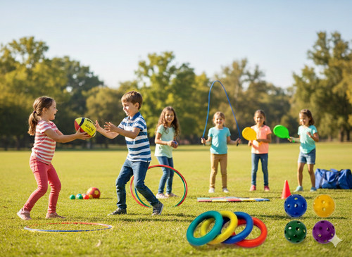 Piece kids outdoor - 60-piece, games