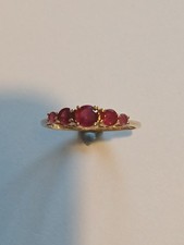 9ct Yellow Gold & Ruby Ring