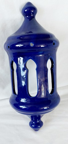 Moroccan style blue ceramic - blue,