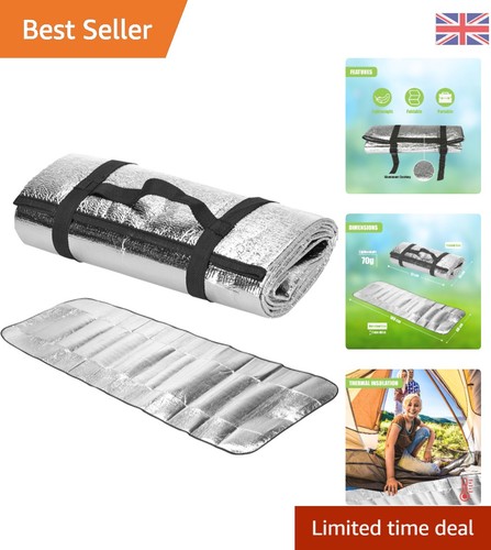 Silver aluminum camping - silver, mat