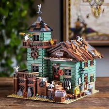 2638PCS Fisherman Hut Building