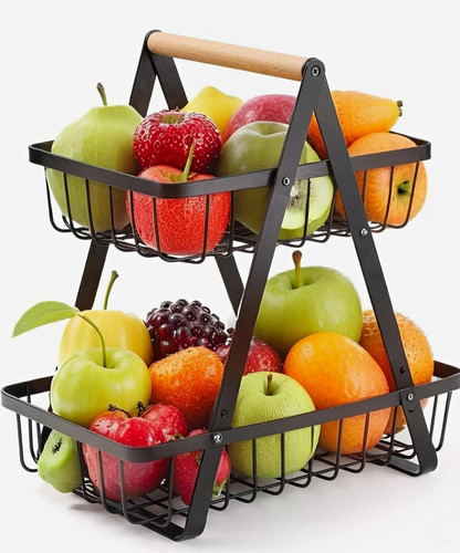 Tier metal fruit - 2-tier, vegetable