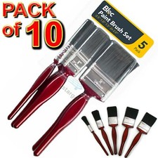 10 Pack Paint Brush Set No