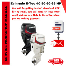 Evinrude E-TEC  40 50 60 65 HP | 2008 Outboard Service Manual