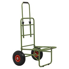 Oxbridge Folding Pike Carp Fishing Trolley Heavy Duty Seat Box Barrow
