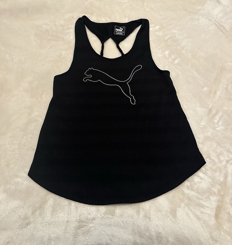 Puma black racerback tank - puma,
