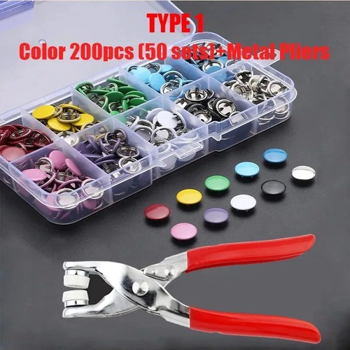 Metal snap fastener kit press - metal,