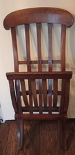 Antique Wood Folding Steamer