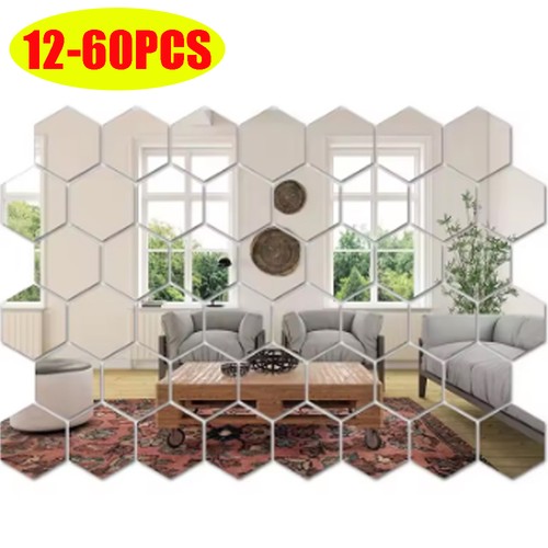 60x decor mirror tiles wall - 60x,