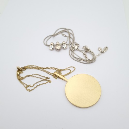 Pilgrim disc pendant - pilgrim,