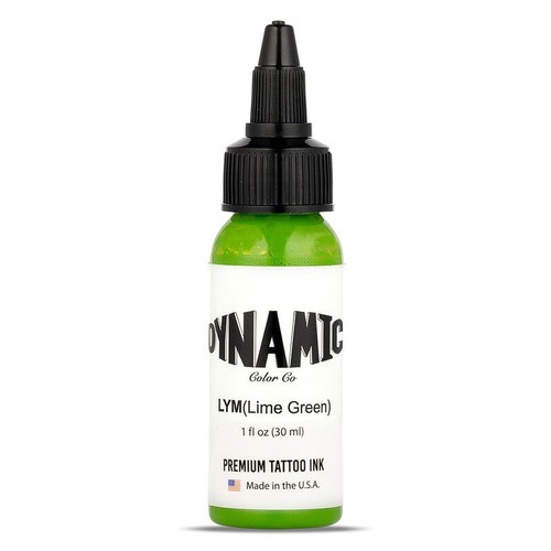 Dynamic lime green tattoo - dynamic,