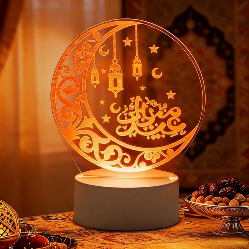 Eid mubarak led night - eid,