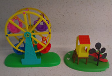 Peppa Pig Bundle - Fairground Ferris Wheel & Playground Outdoor Fun Slide