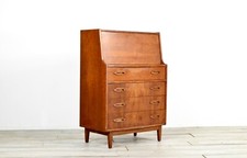Vintage Midcentury 'Jentique' Danish Style Teak Bureau / Cabinet