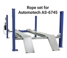 Automotech AS-6745 4 post Alignment lift ropes cables