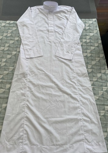 Mens white jubba - mens, kaftan