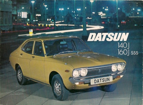 Datsun nissan violet 1975 - violet, 1975-76
