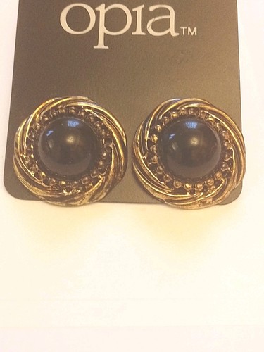 Primark gold tone black button - primark,