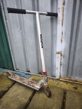 A stunt scooter.