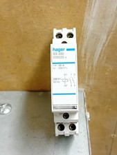 Hager ES 220 - 2 pole - 25 Amp normally open contactor with 240v coil. (239220)
