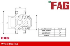 REAR WHEEL BEARING HUB 713