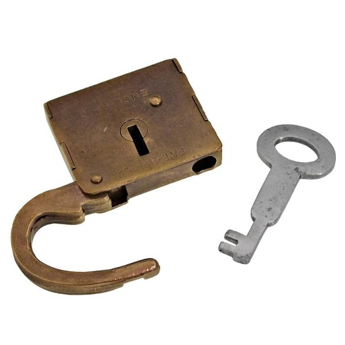 Vintage padlock 1937 patent - padlock,