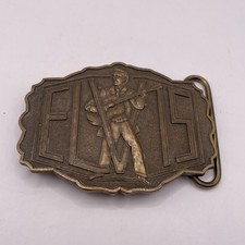 Vintage Brass Belt Buckle