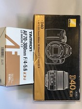 Nikon D40 kit Digital Camera with 18-55mm and 70-300mm lenses
