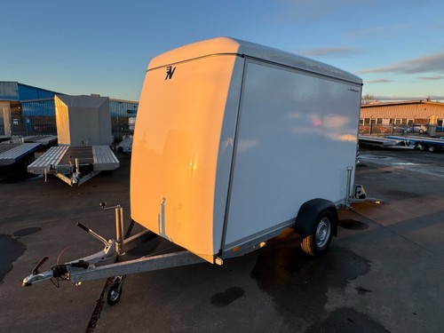 Box van trailer 1300kg - trailer, single